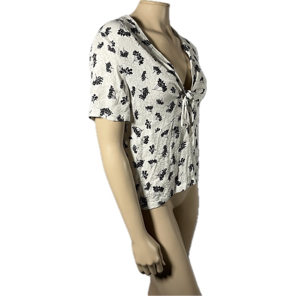 NWOT Maje Blouse Contemporary Floral - Picture 3 of 10